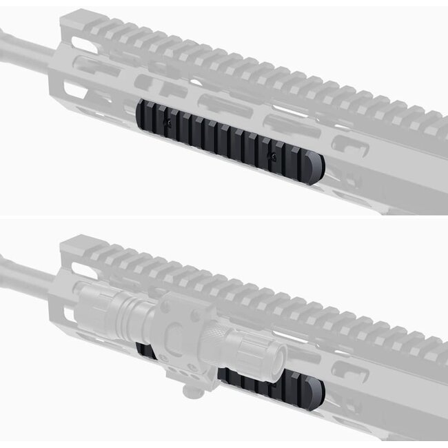 M-Lok Picatinny Rails - 3pcs