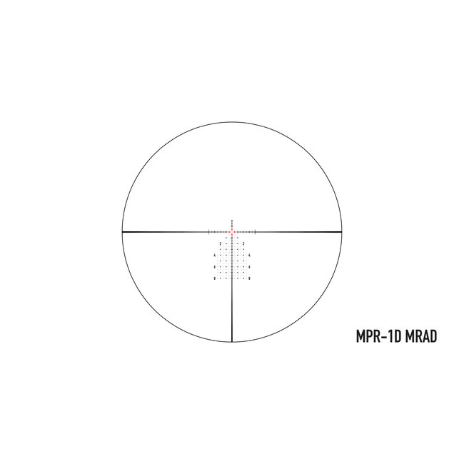 Element Optics Theos 2-10x42 FFP MRAD-1D - BLACK