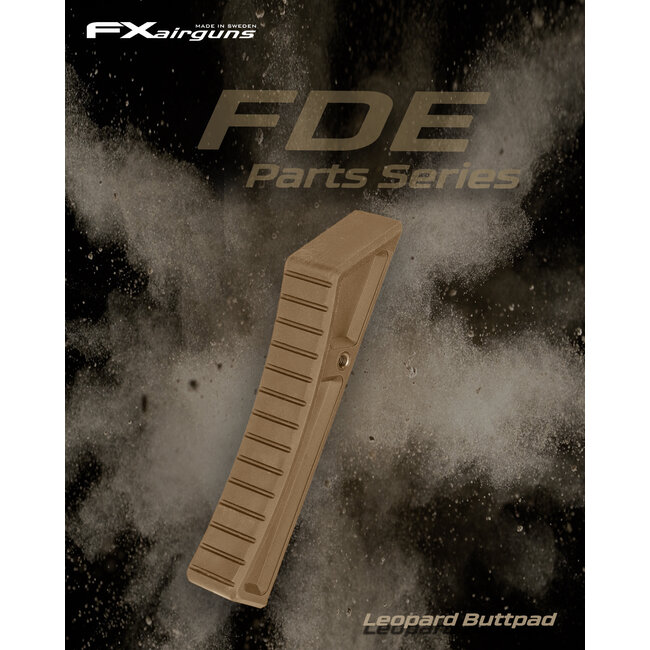 FX Airguns Recoilpad Leopard FDE