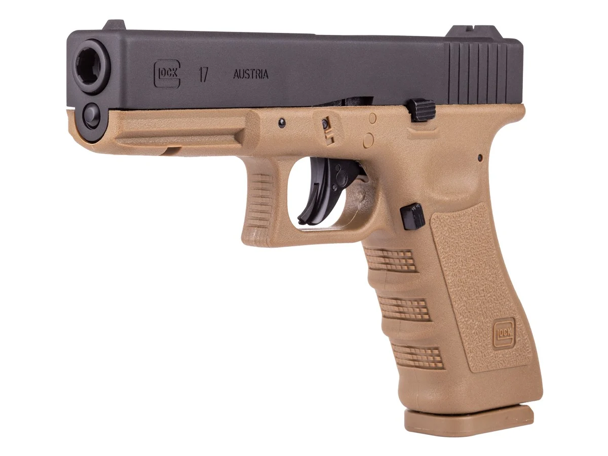 GLOCK 17 3rd Generation グロック17 Glock 17 Gen 3 Blowback - Black/Tan - Airgun Source Canada