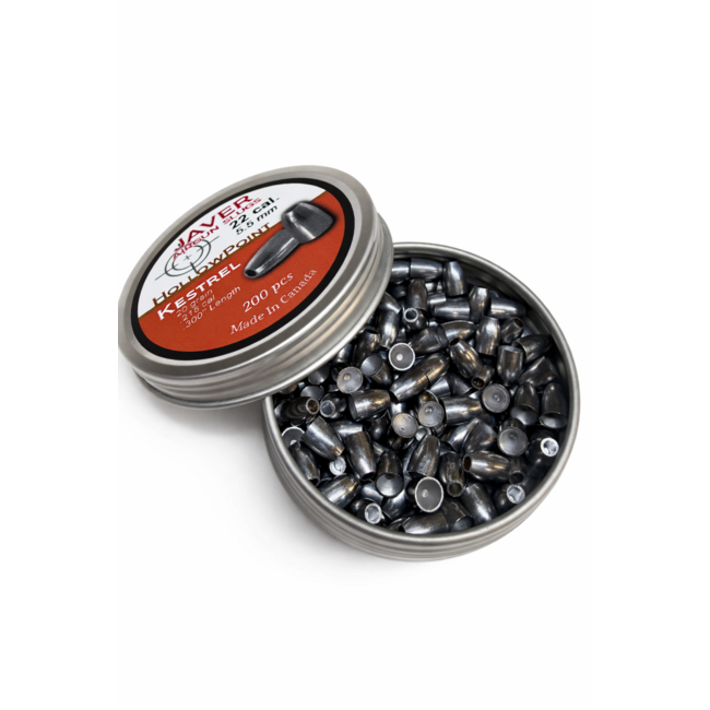 Javer Kestrel Hollow Point Slugs .22 Cal (.218) 20gr - 200ct
