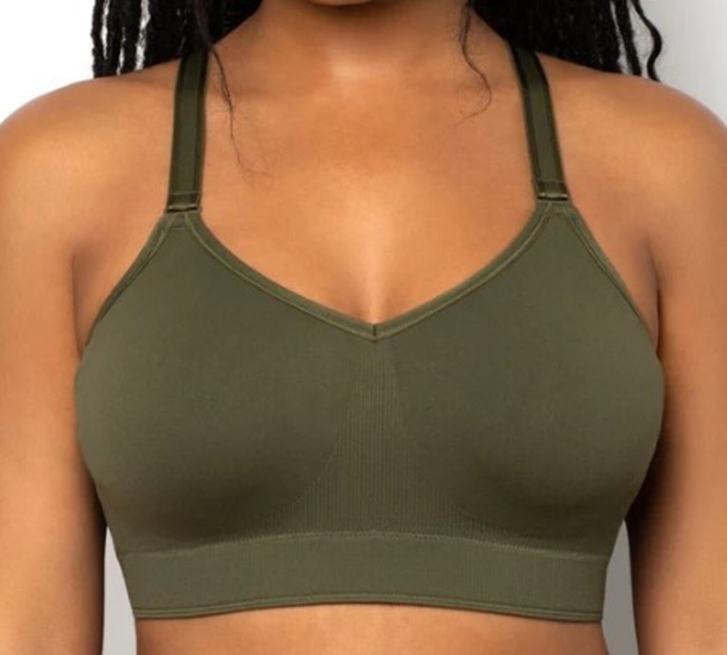 Women's Comfort Wireless Bra Solid Color Smooth and Seamless