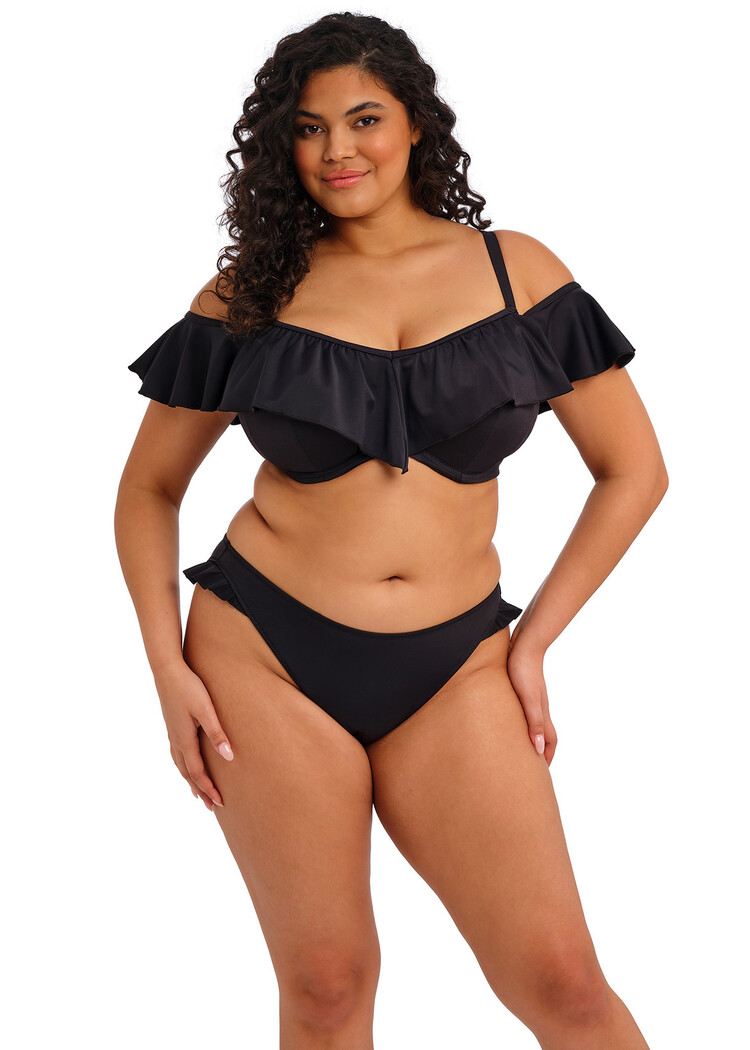 Elomi Elomi - Plain Sailing - PLUNGE Ruffled Bikini Top - ES7282