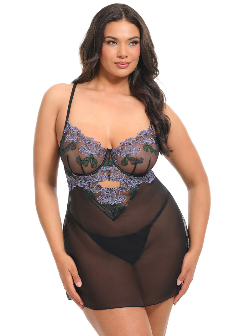 Oh La La Cheri Oh La La Cherie - Jenna Babydoll  PLUS - 74-12140X