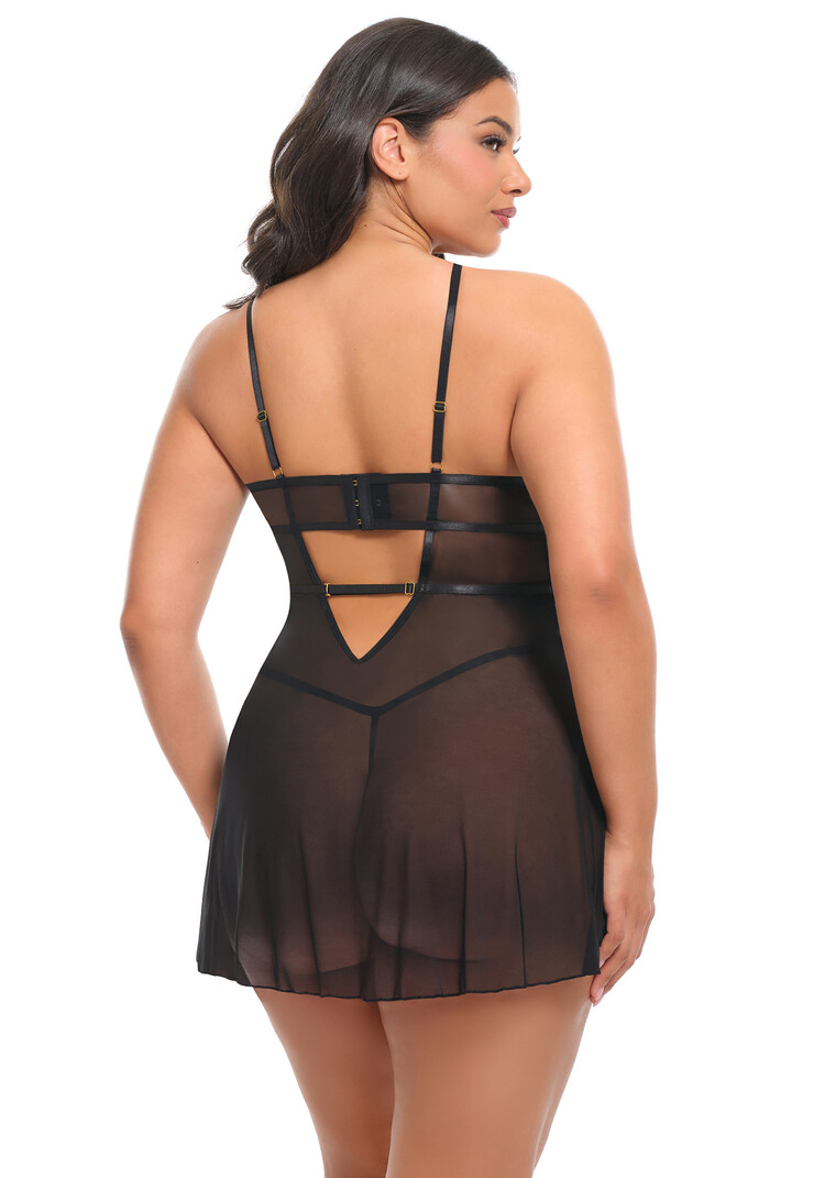 Oh La La Cheri Oh La La Cherie - Jenna Babydoll  PLUS - 74-12140X