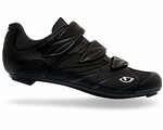 Chaussures Vélo Giro Sante Femme – 39 EU / 7.5 US – Cuir Noir – Crochet/boucle