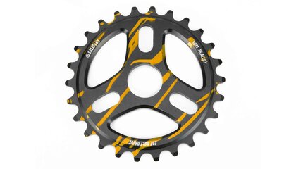 Trident Drip - Plateau de vélo BMX (couleur noir-or)