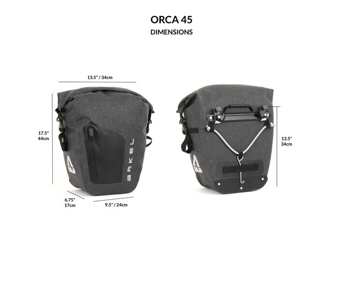 Orca 45 - Sacoche de vélo (paire)