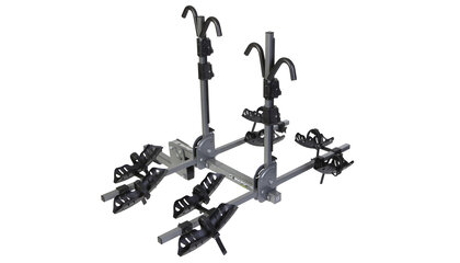 Quad 2 + 2 Support à vélo sur attache remorque (E-bike, Fat bike)