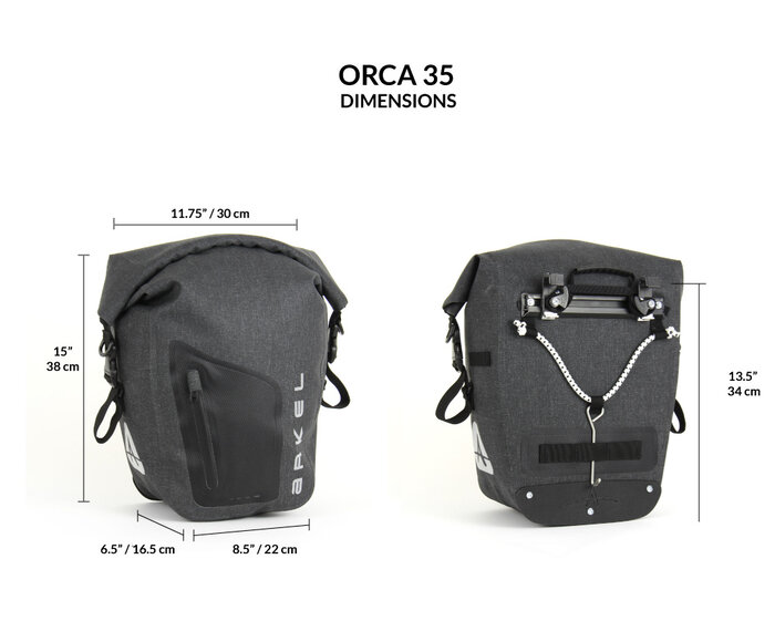 Orca 35 - Sacoche de vélo (paire)
