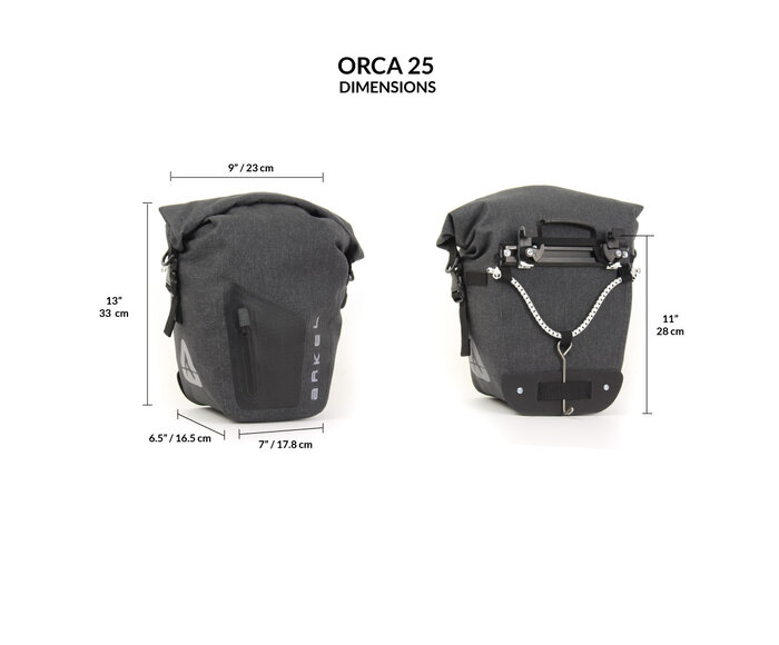 Orca 25 - Sacoche de vélo (paire)