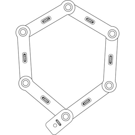 Cadenas de vélo pliables