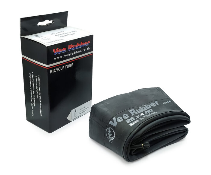 Chambre à air vélo Fat bike (valve Schrader)