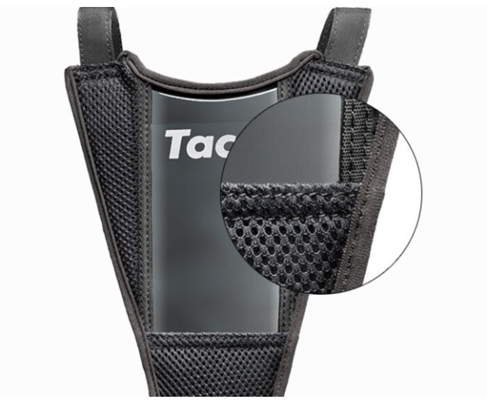 Toile avec pochette intégrée et serviette d'entrainement à vélo