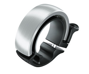 Knog Oi Luxe Sonnette De Vélo Noir/Gris - Diamètre L 23,8-31,8 Mm - Design Élégant 2021