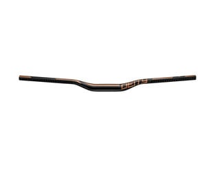 Guidon VTT Carbone TEMANI - Hauteur 50 Mm, Longueur 600-760 Mm, Diamètre 31.8 Mm - Neuf, Fibre De Carbone Plié Mat