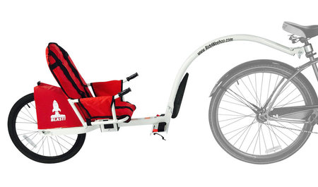 Réflecteur rouge pour porte-bagages et remorque vélo