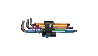 Jeu de clés hexagonales coudées - outil vélo