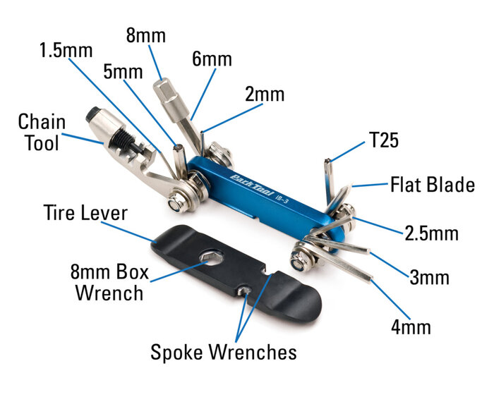 Multi-outil IB-3 pour vélo