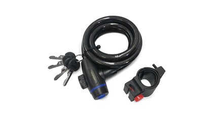 Cadenas vélo avec câble 12 mm