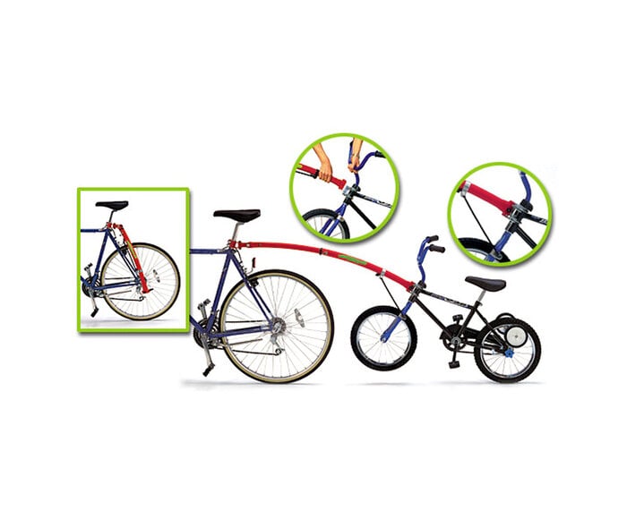 Barre de remorquage pour vélo d'enfant (Girafe)