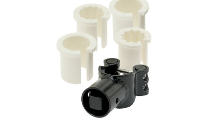 Ensemble bloc et manchon pour trail-a-bike (demi-vélo)