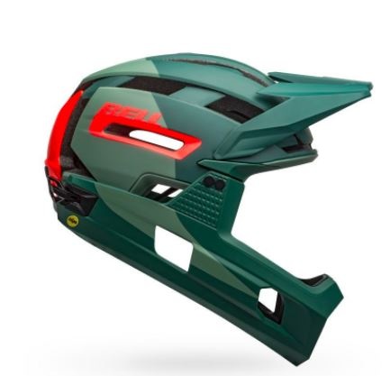 Casque VTT BELL Super Air MIPS Taille S - Vert - Réf: 7113775 - Neuf