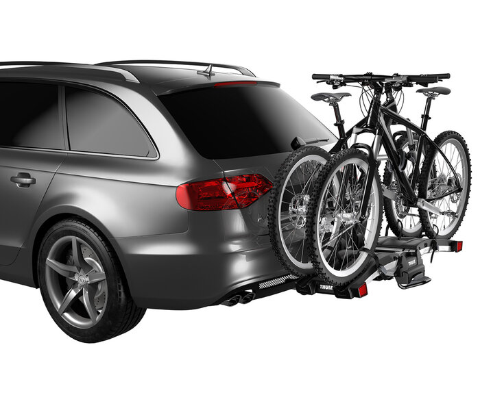 Porte-vélos Easyfold XT sur attache remorque (E-bike, Fat bike)