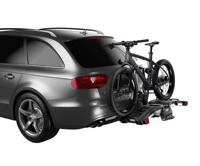 Porte-vélos Easyfold XT sur attache remorque (E-bike, Fat bike)