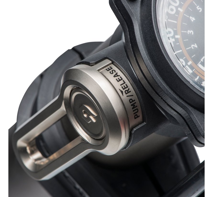 AARON - Pompe à Pied Pour Vélo Sport One - Avec Manomètre/pour Tous