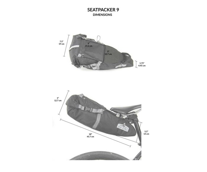 Seatpacker - Sac de selle vélo
