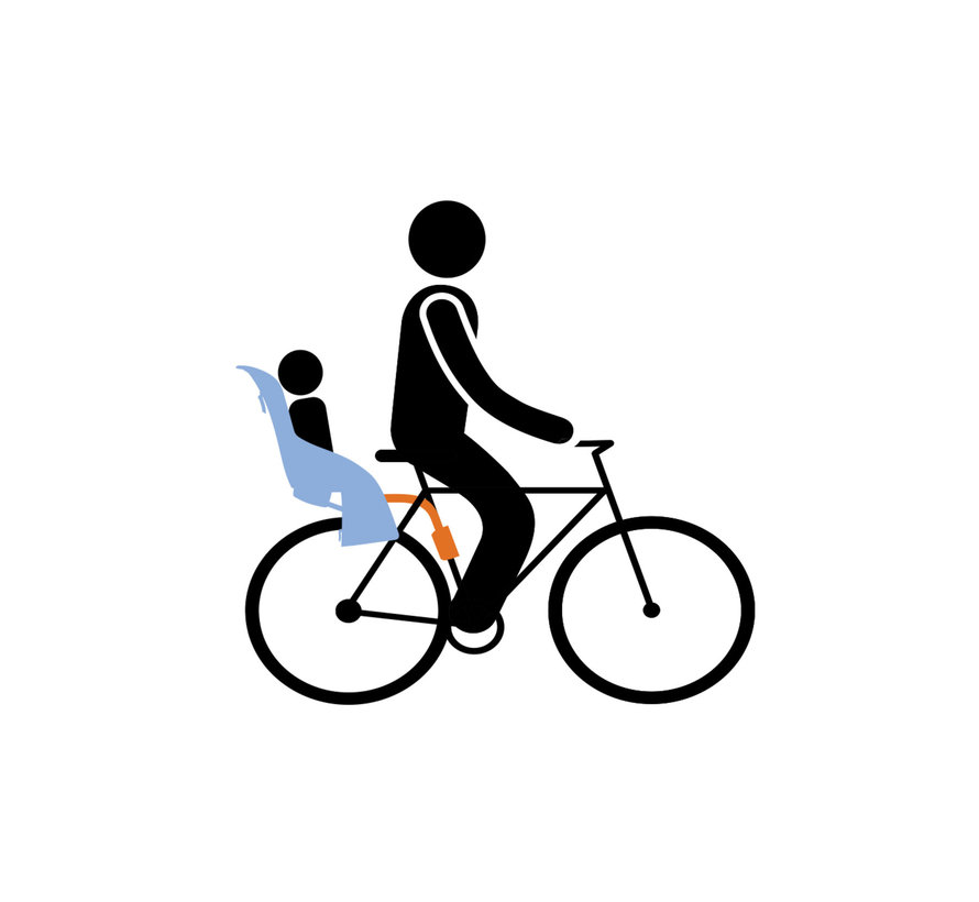 Yepp Maxi - Siège de vélo pour enfant (position arrière)