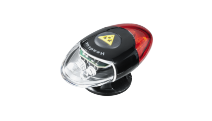 Lumière de casque vélo Headlux (avant et arrière)