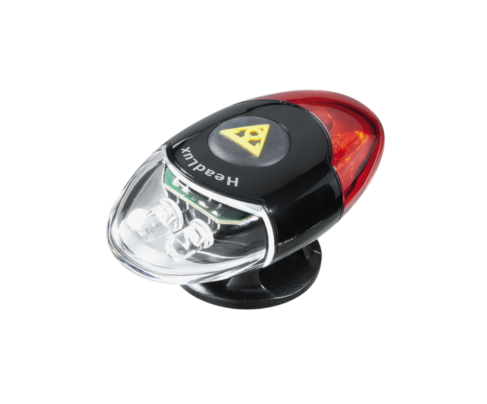 Lumière de casque vélo Headlux (avant et arrière)