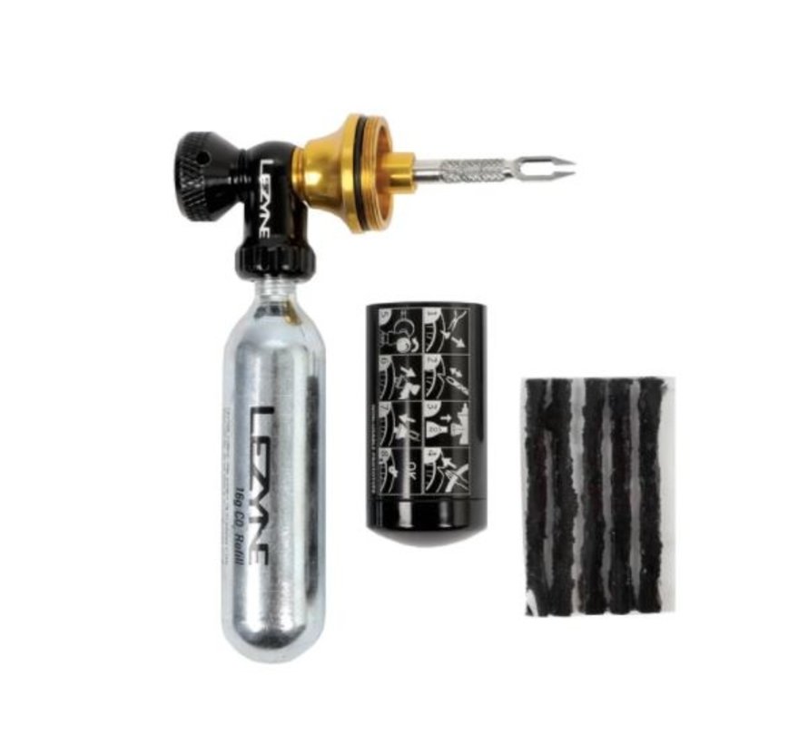 Détenteur CO2 et Kit de réparation tubeless Blaster