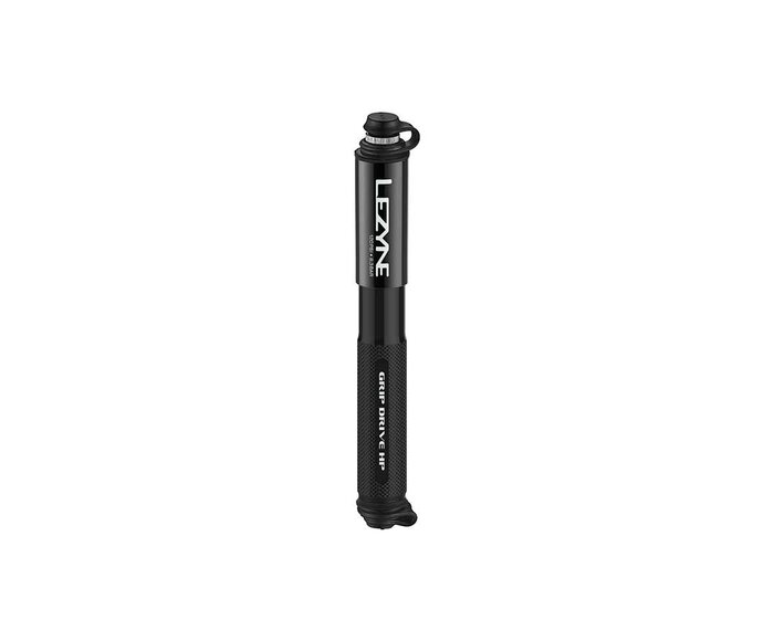 Pompe à Vélo Lezyne Grip Drive HP Mini - Mixte/adulte, Argent | Compacte, Portable, Pour Gonflage Rapide