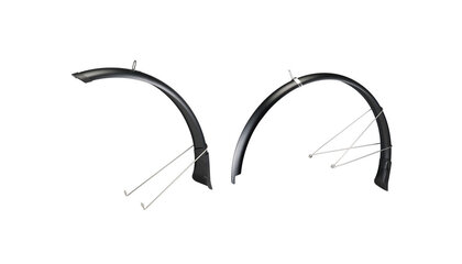 Breeshy Garde-Boue Vélo 1 Paire – Vert – Garde-Boue Arrière/Avant VTT – Plastique Souple Anti-Boue 60 Cm / 55 Cm