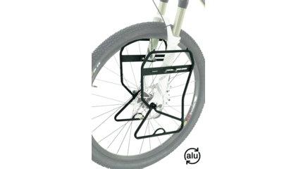 Porte-bagages Avant Vélo En Alliage D'aluminium - 30x14x27.4 Cm - Charge Max 25 Kg - Noir