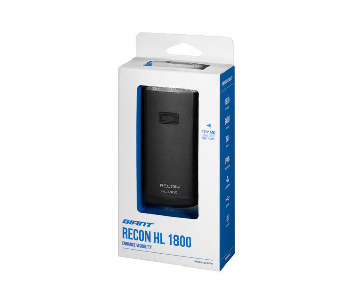 Lumière vélo Recon HL 1800 (avant)