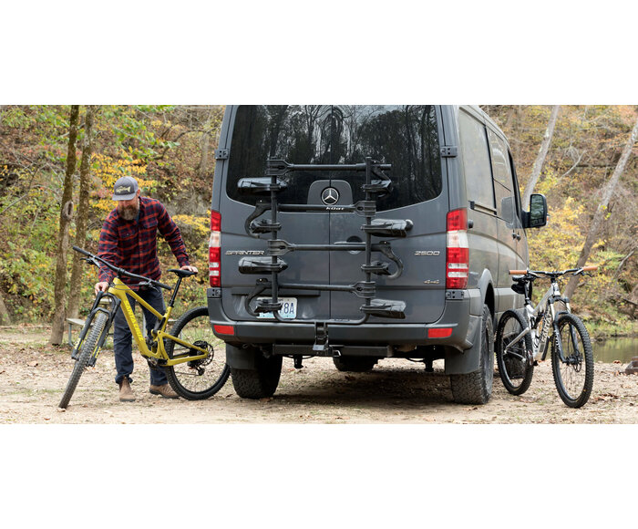 Porte-vélo Transfer V2 sur attache remorque (3 vélos)