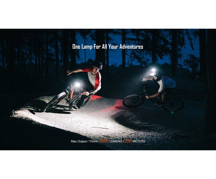 Lumière vélo Monteer 3500S (avant)