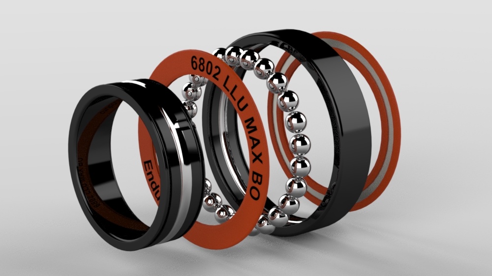 Jeu De Roulements à Rouleaux Coniques Scellés LM67000 LA / LM67010 - Marque Enduro (Timken #94)