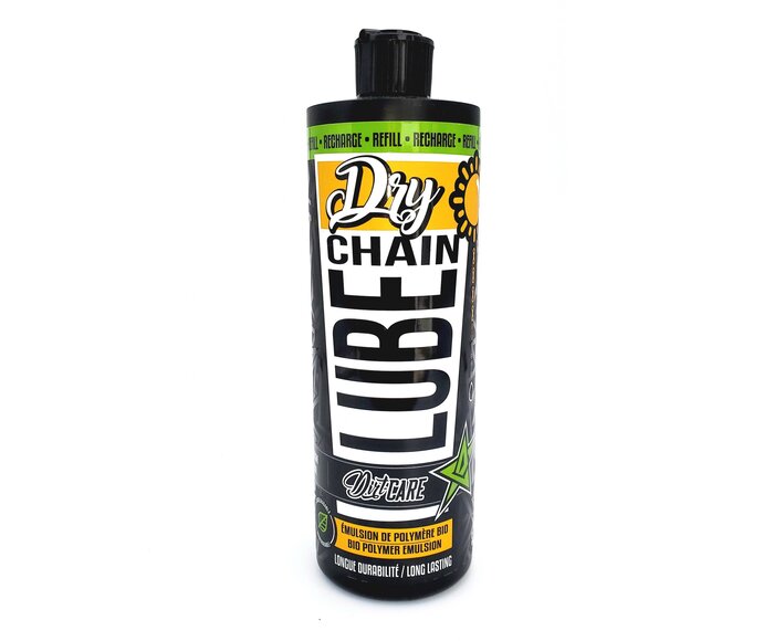 Lubrifiant pour chaîne de vélo (Huile Dry / Huile Wet)