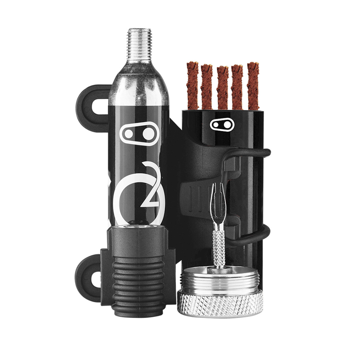 CRANKBROTHERS Cigar Tool Plug Kit avec CO2 - Réparation pneu tubeles -  Mathieu
