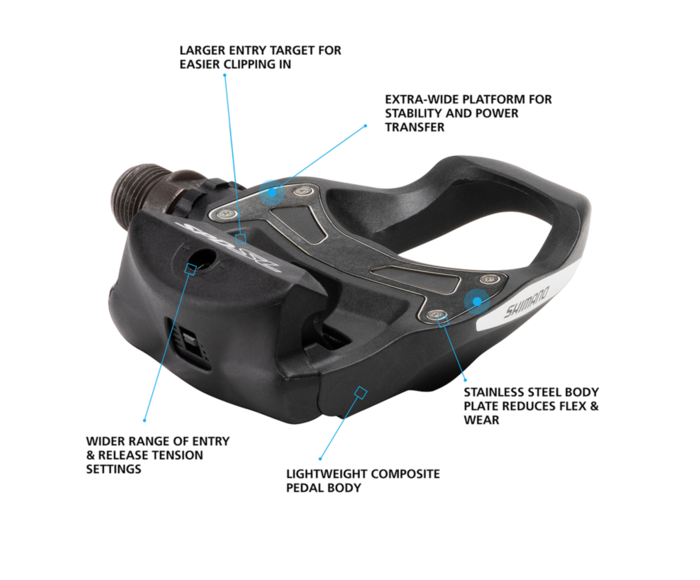 PD-R550 - Pédales à clip de vélo de route