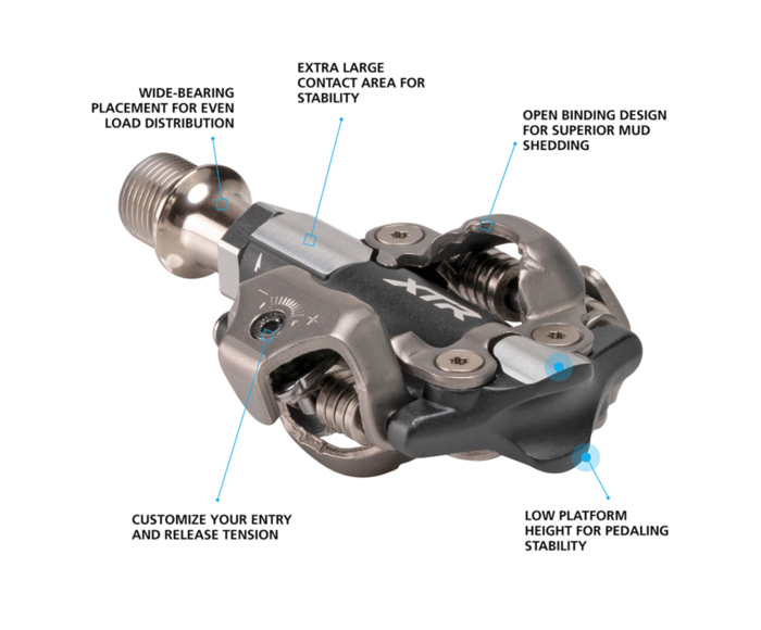 PD-M9100 XTR - Pédale SPD à clip de vélo montagne