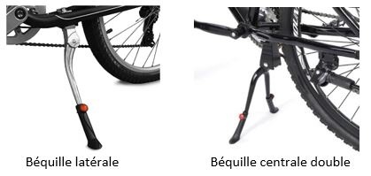 Béquille vélo pas cher - Mathieu