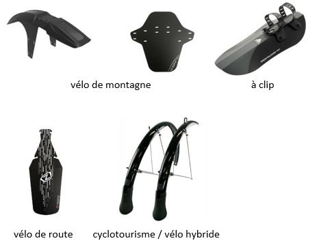 Jikiaci 3 Pcs Gar-Boue VTT | Gar-Pluie Avant arrière pour vélo Pliant |  Accessoires vélo Pliables pour vélos Ville Vélos Route Vélos Montagne