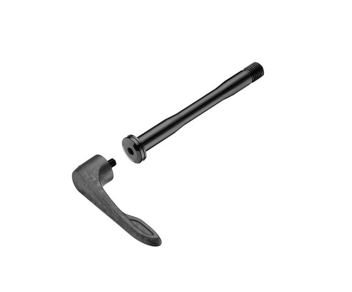 Axe de roue avant de vélo route avec levier amovible