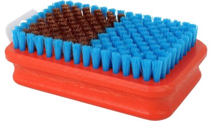 Brosse de fartage combinée nylon/bronze